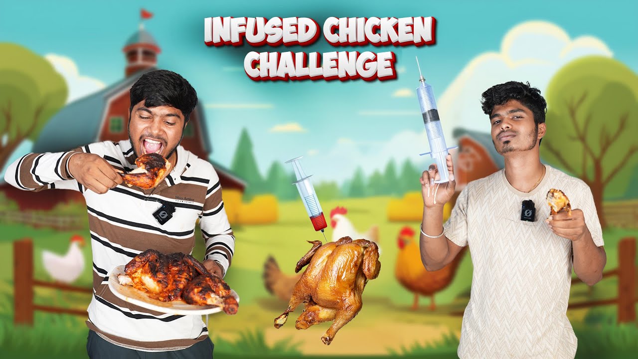 Harish Rocked! ✅ Subu Shocked! 😱 - Infused Chicken Challenge 😍💯