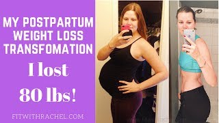 Rachel Ngom's Brazil Butt Lift 68lb Postpartum Weight Loss Transformation