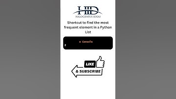 Shortcut to find the most frequent element in a Python List #shorts #coding #programming #python