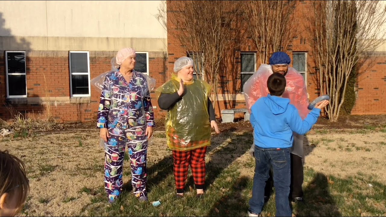 Pie in the Face at Reedy Fork Elementary! YouTube