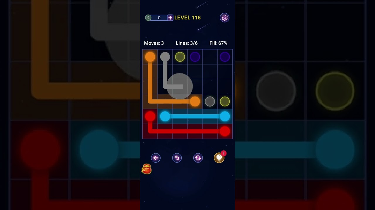 Max Level Pro Light Connect Puzzle Gameplay  (iOS - Android) Shorts # 166