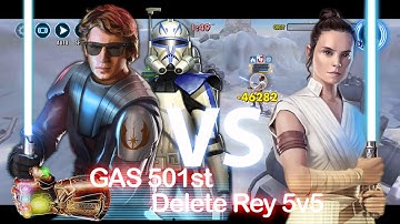GAS with 501st defeat R9 Rey