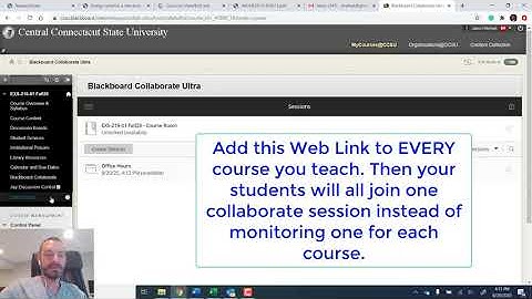 Office Hours in Collaborate Part 2