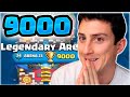 As subi a 9000 copas en clash royale