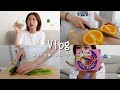 【Vlog】肌荒れが気になる現役大学生が1週間スムージー生活してみた結果🫐🍌💗