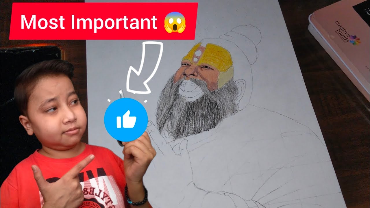 How to Draw White Beard | Step by Step Tutorial |