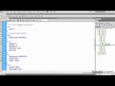 Lynda.com - CSS - Styling Navigation and PHP