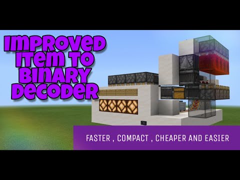 Improved Item to Binary Decoder Bedrock 1.16
