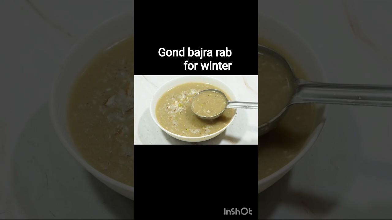 Gond baajra raab/gundar bajri ni raab 