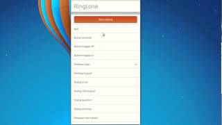 Ubuntu System Settings Ringtone screenshot 3