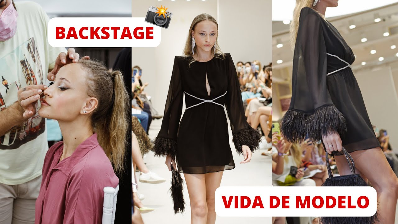 VLOG | COMO É O BACSKTAGE DE UM DESFILE - um dia na minha vida de modelo, fitting + desfile Morina!