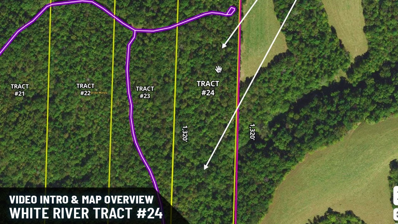 Map Overview (10 Acres) Owner Financed Land for Sale in Arkansas WZ24