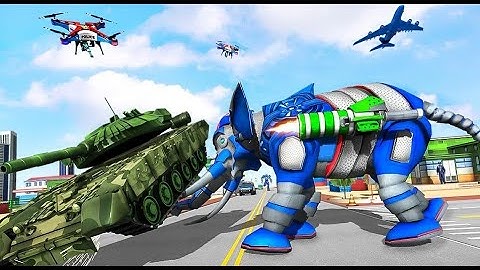 Police Elephant Robot Gameplay video Robot Game Robot Android Gameplay