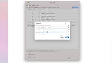 Splitting codes - Creating sub codes with ATLAS.ti 9 Mac