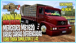 Caminhão Mercedes Benz 1620 Arqueado Para V.1.30.X – ETS2 - Mod Simuladores