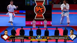 Ali Sofuoglu (TUR) VS Damian Hugo Quintero Car (ESP), FINAL - MALE KATA , Euro karate 2021