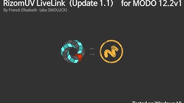 MODO I RizomUV LiveLink - 1.1 - Update (Single Mesh Workflow)