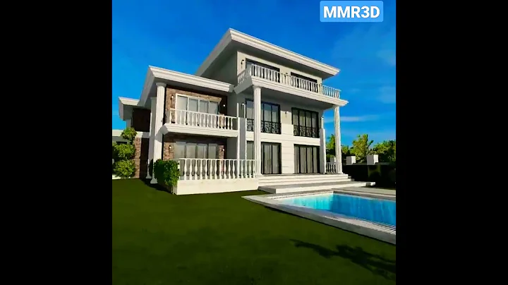 Awesome walkthrough 3d home #shorts #architecture #3dsmax #revit #structure