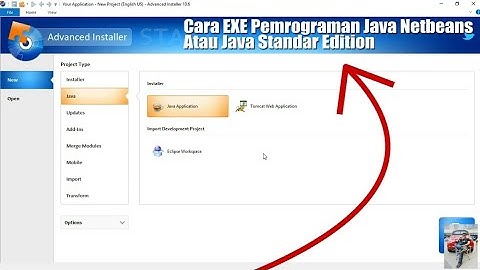 Cara EXE pemrograman Java Netbeans dengan Advance Installer