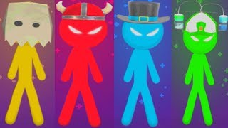 THE STICKMAN MINI GAMES ADVENTURE Gameplay Walkthrough STICKMAN PARTY Android Game screenshot 2