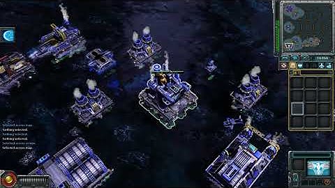 Command & Conquer™ Red Alert™ 3   Uprising 2V2 Harbinger Gunship Supremacy Allies vs Soviets.