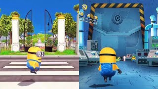 Despicable Me: Minion Rush - Minion Park vs Gru's Lab