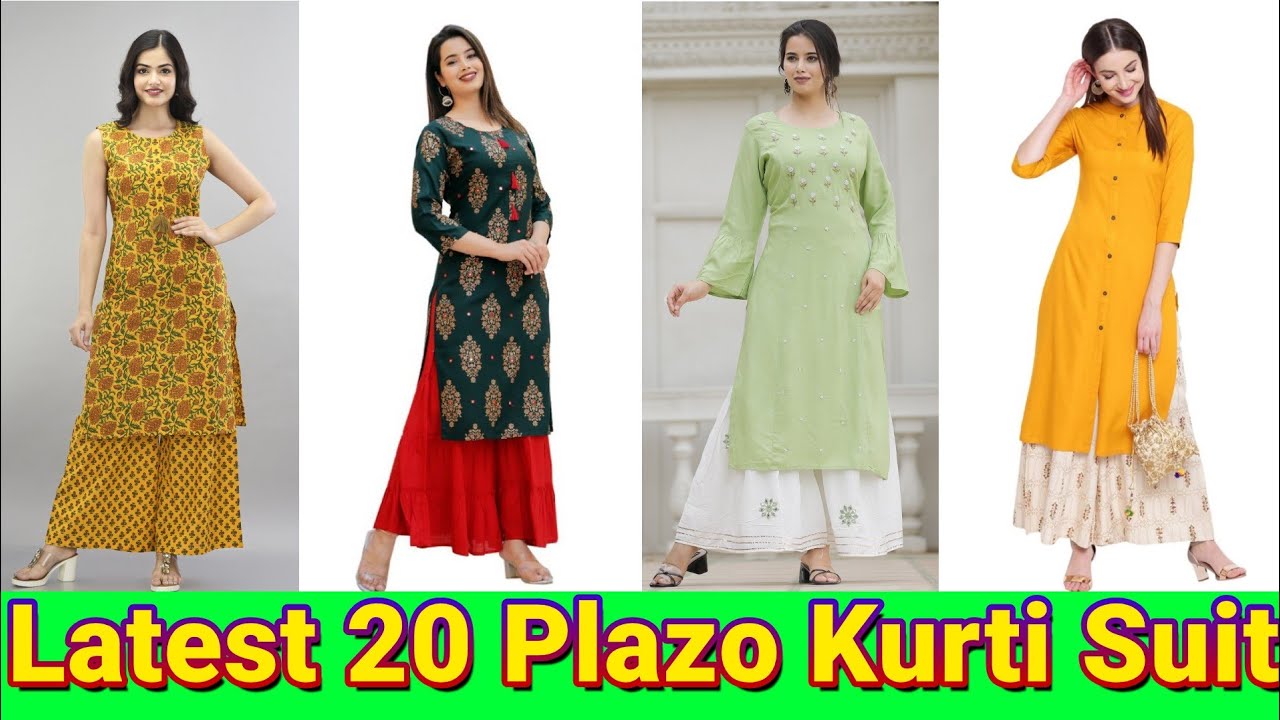 Readymade Beautiful Designer Kurta Plazo Gota Patti Lace work Salwar Kameez  Pant | eBay