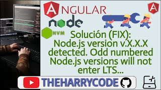 Famous Solución (FIX): Node.js version v.X.X detected. Odd numbered Node.js versions will not enter LTS... Wealth