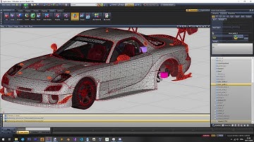 Convert cars to GTA 5 Part 7 - making paint work + separating body objects from paint (GRID model)