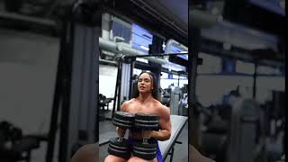Famous Gymnastic girl hard shoulder workout 💪| Melinda lindmark #gymlife #attitude #gym #shorts Profile