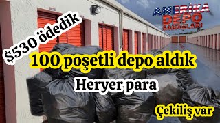 100 poşetli depo aldık / çekiliş var