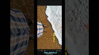 sea waves text  -  capcut video editor /masking capcut screenshot 3
