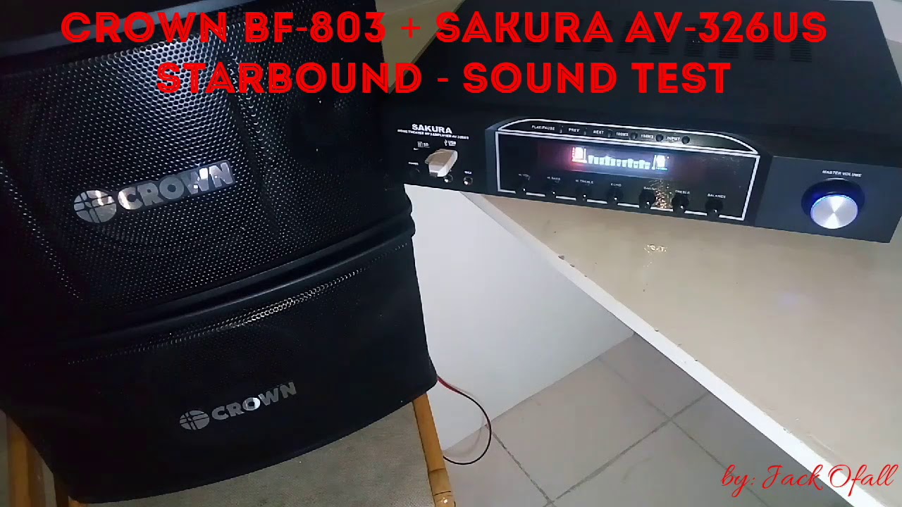 crown speaker with amplifier