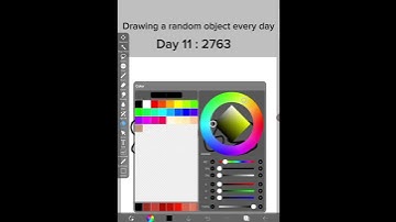 Drawing a random object every day day 11 : 2763
