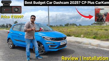 CP PLUS CarKam Unboxing + Installation + Real Footage Best Budget Car Dashcam 2025? 