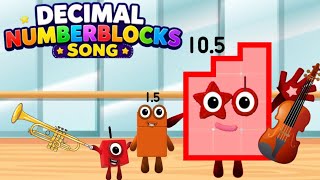 Decimal Numberblocks Song 0 to 15 | Learn Decimals for Kids | Fun Math Song | Kids Learning Video