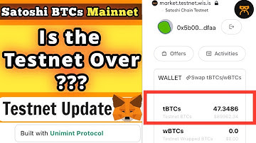 Is the BTCs Testnet Over? BTCs Mainnet Update  - BTCs Price - CORE Mining