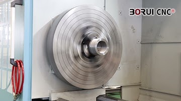 BORUI CK61125 Heavy Duty Large Bore Flat Bed CNC Lathe