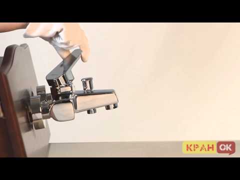 Змішувач прихованого монтажу для умивальника 22 см Genebre Klip, видео 1