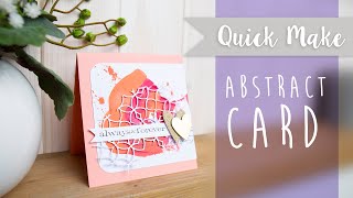 Create An On-Trend Abstract Card - Sizzix