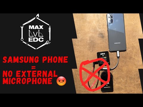 Samsung Phone, no External Microphone Support (solution)