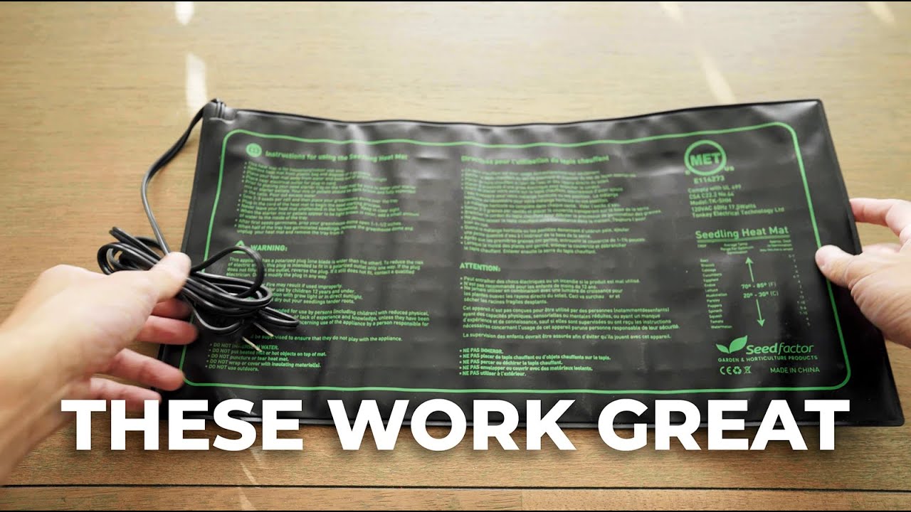 Seedfactor Seed Germination Heat Mat 2-pack | These work great