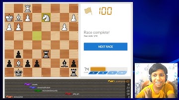 Perfect 100 at Puzzle Racer | Chess Master Ethan Vaz