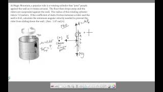 Ch 7 - Circular Motion - Spin Out Problem