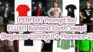FLUX.1 KONTEXT CLOTH SWAP! (EASY CatVTon Alternative) | ComfyUI Tutorial for Beginners