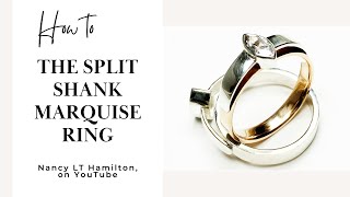 The Split Shank Marquise Ring