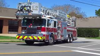Virginia Beach Fire Department Ladder 2 Responding - 4-5-18