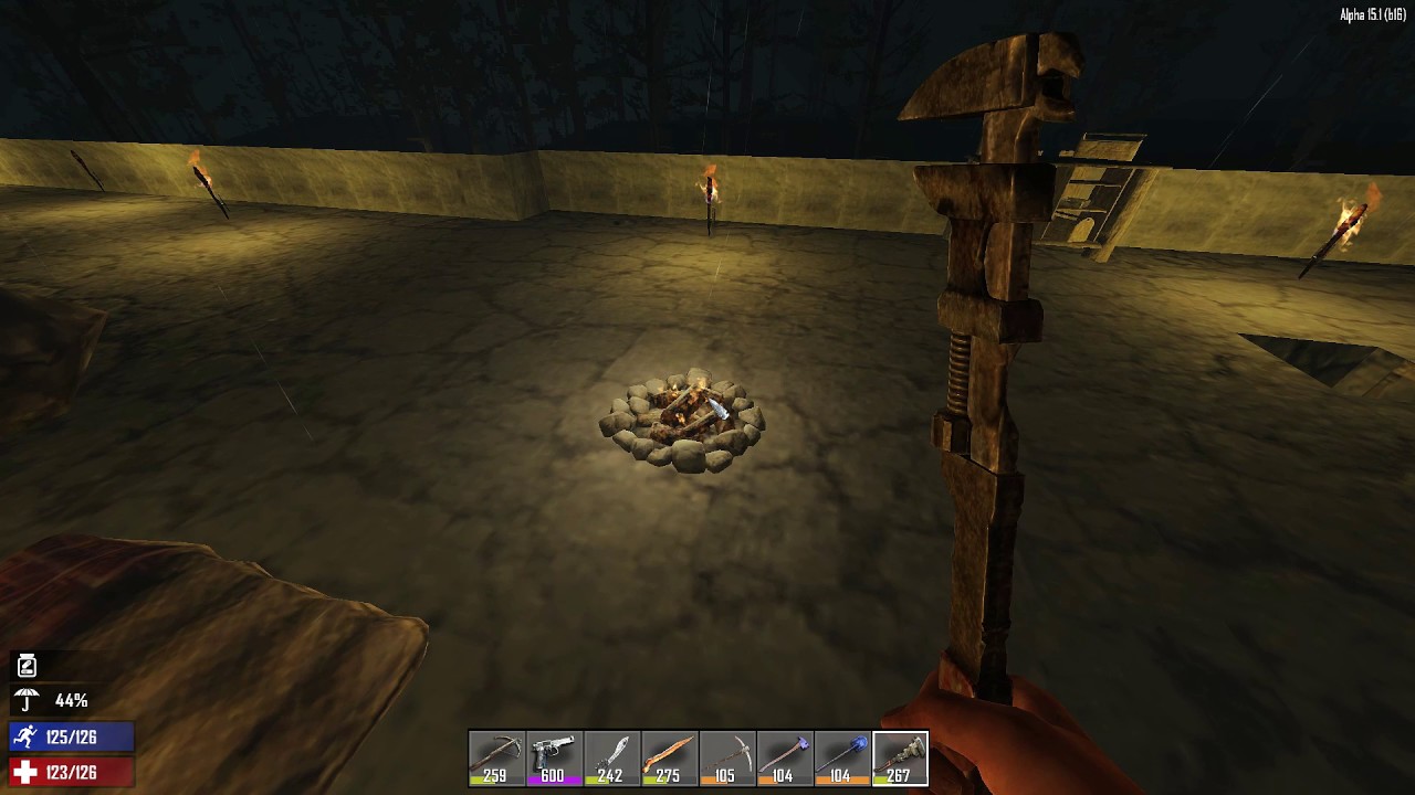 raging bird god persona 5 Grinding Construction Tool Skill [7 Days To Die: Live Commentary #67]