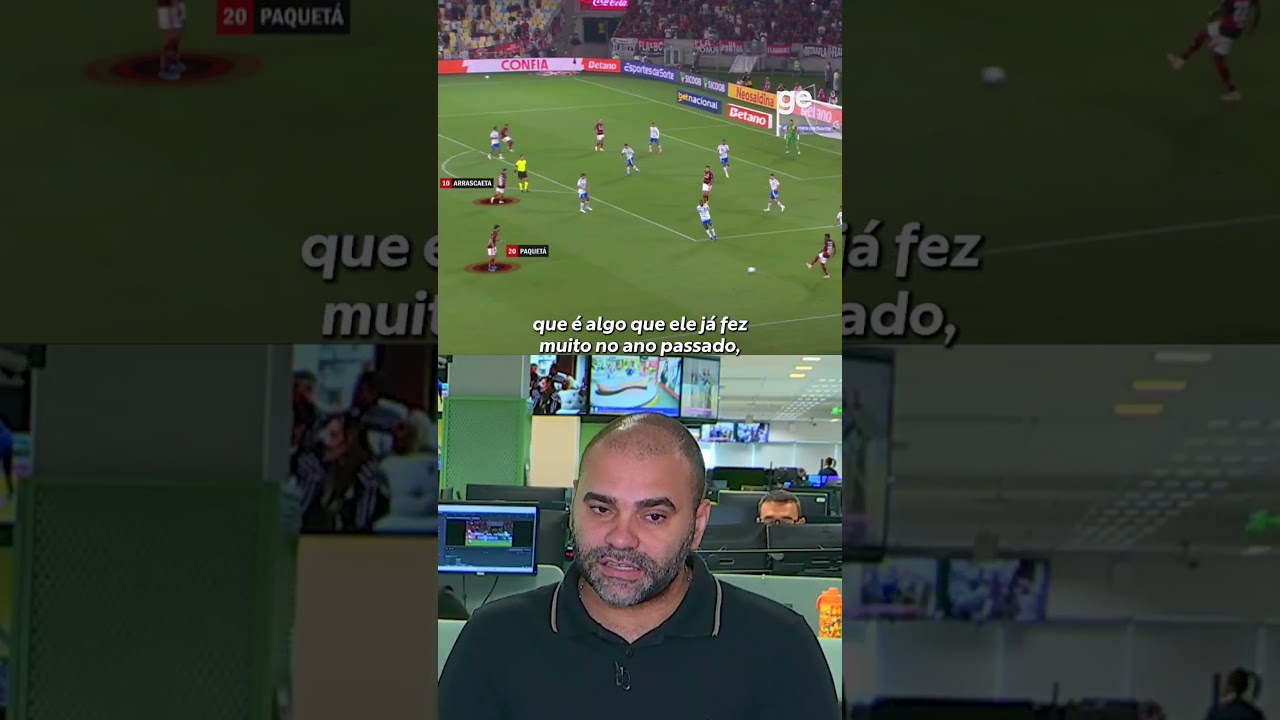 FLAMENGO PODE COLHER BONS FRUTOS COM A DUPLA ARRASCAETA E PAQUETÁ  | Análise Tática | ge.globo