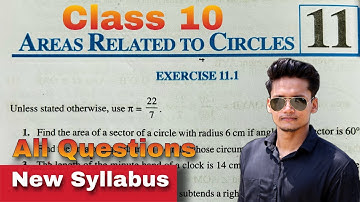 Ex 11.1 Class 10 | Area Related to Circles  Class 10 NCERT | Ex 11.1 New Syllabus CBSE Rajmith study
